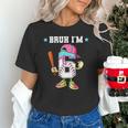 Baseball 6th Birthday Boy Ice Cream Drip Bruh I'm 6 Year Old Unisex T-Shirt Baseball 6th Birthday Boy Ice Cream Drip Bruh I'm 6 Year Old Unisex T-Shirt