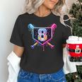 Baseball 8 Year Old Ice Cream Drip 8th Birthday Party Unisex T-Shirt Baseball 8 Year Old Ice Cream Drip 8th Birthday Party Unisex T-Shirt