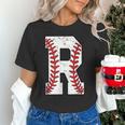 Baseball Alphabet Monogram Initial Letter R Unisex T-Shirt Baseball Alphabet Monogram Initial Letter R Unisex T-Shirt