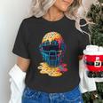 Baseball Catcher Mask Ice Cream Dripping Baseball Fan Boys Unisex T-Shirt