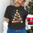 Baseball Christmas Tree Light Xmas Baseball Unisex T-Shirt