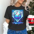 Baseball Drip Ice Cream Blue Glow Melt Ball Graphic Unisex T-Shirt Baseball Drip Ice Cream Blue Glow Melt Ball Graphic Unisex T-Shirt