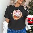 Baseball Drip Ice Cream Coquette Pink Bow Baseball Player Unisex T-Shirt Baseball Drip Ice Cream Coquette Pink Bow Baseball Player Unisex T-Shirt