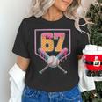 Baseball Drip Number 67 Fun Six Seven 6 7 Meme Unisex T-Shirt
