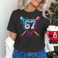 Baseball Ice Cream Drip Number 67 Player 67th Birthday 67 Unisex T-Shirt Baseball Ice Cream Drip Number 67 Player 67th Birthday 67 Unisex T-Shirt