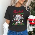 Baseball Mama Christmas Santa Hat Xmas Softball Mom Unisex T-Shirt Baseball Mama Christmas Santa Hat Xmas Softball Mom Unisex T-Shirt