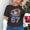 Baseball Player 67 Number 67th Sports Ice Cream Drip Unisex T-Shirt Baseball Player 67 Number 67th Sports Ice Cream Drip Unisex T-Shirt