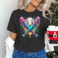 Baseball Player Ice Cream Drip Unisex T-Shirt Baseball Player Ice Cream Drip Unisex T-Shirt