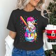 Baseball Snowman Drip Christmas Baseball Boys Men Kids Unisex T-Shirt Baseball Snowman Drip Christmas Baseball Boys Men Kids Unisex T-Shirt