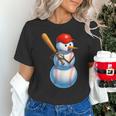 Baseball Snowman Merry Christmas Xmas Pajamas Men Women Kids Unisex T-Shirt Baseball Snowman Merry Christmas Xmas Pajamas Men Women Kids Unisex T-Shirt