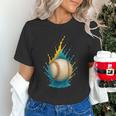 Baseball Splash Team Player For Kids Men Women Unisex T-Shirt