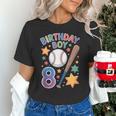 Birthday Boy 8th Birthday Baseball Unisex T-Shirt Birthday Boy 8th Birthday Baseball Unisex T-Shirt
