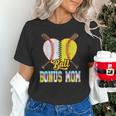 Bonus Mom Of Both Half Baseball Softball Ice Cream Drip Unisex T-Shirt Bonus Mom Of Both Half Baseball Softball Ice Cream Drip Unisex T-Shirt