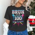 Bruh It's My 100 Days Of School Baseball Ice Cream Drip Boys Unisex T-Shirt Bruh It's My 100 Days Of School Baseball Ice Cream Drip Boys Unisex T-Shirt
