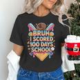 Bruh I Scored 100 Days Of School Baseball Ice Cream Drip Tee Unisex T-Shirt Bruh I Scored 100 Days Of School Baseball Ice Cream Drip Tee Unisex T-Shirt