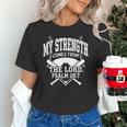 Christian Baseball My Strength Comes From The Lord Baseball Unisex T-Shirt