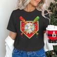 Christmas Baseball Ice Cream Drip Men Women Kids Unisex T-Shirt