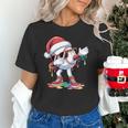 Christmas Baseball Ice Cream Dripping Santa Baseball Drip Unisex T-Shirt Christmas Baseball Ice Cream Dripping Santa Baseball Drip Unisex T-Shirt