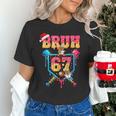 Christmas Gingerbread Bruh 67 Baseball Ice Cream Drip Kids Unisex T-Shirt Christmas Gingerbread Bruh 67 Baseball Ice Cream Drip Kids Unisex T-Shirt
