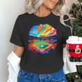 Colorful Baseball Field Home Run Baseball Player Fans Unisex T-Shirt Colorful Baseball Field Home Run Baseball Player Fans Unisex T-Shirt