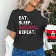Eat Sleep Baseball Repeat Baseball Player Unisex T-Shirt
