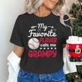 My Favorite Player Calls Me Grampy Baseball Grampy Unisex T-Shirt