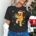 Gingerbread Man Baseball Christmas Unisex T-Shirt