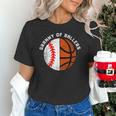 Granny Of Ballers Baseball Basketball Grandma Granny Unisex T-Shirt Granny Of Ballers Baseball Basketball Grandma Granny Unisex T-Shirt