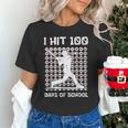 I Hit 100 Days Of School Baseball Player 100th Day Boys Kids Unisex T-Shirt