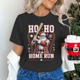 Ho Ho Home Run Baseball Christmas Holiday Sports Santa Unisex T-Shirt