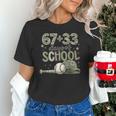 HUGvyn 6733 Days Of School Baseball 100 Days Camo Cap Boys Unisex T-Shirt