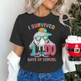 HUGvyn I Survived 100 Days Of School Baseball 6 7 Ice Cream Unisex T-Shirt