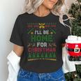 I’Ll Be Home For Christmas Baseball Ugly Sweater Unisex T-Shirt I’Ll Be Home For Christmas Baseball Ugly Sweater Unisex T-Shirt