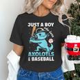 Just A Boy Who Loves Axolotls & Baseball Unisex T-Shirt Just A Boy Who Loves Axolotls & Baseball Unisex T-Shirt