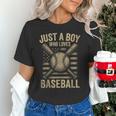 Just a Boy Who Loves Baseball Unisex T-Shirt Just a Boy Who Loves Baseball Unisex T-Shirt