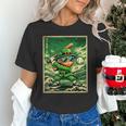 Leprechaun Playing Baseball Japanese Art St Patricks Day Unisex T-Shirt Leprechaun Playing Baseball Japanese Art St Patricks Day Unisex T-Shirt