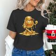 Melting Baseball Mascot Slugger Bat Cap Cartoon Unisex T-Shirt Melting Baseball Mascot Slugger Bat Cap Cartoon Unisex T-Shirt