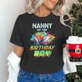 Nanny Of The Birthday Boy Baseball Football Colorful Unisex T-Shirt Nanny Of The Birthday Boy Baseball Football Colorful Unisex T-Shirt