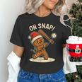 Oh Snap Gingerbreadman Baseball Christmas Men Boys Toddlers Unisex T-Shirt Oh Snap Gingerbreadman Baseball Christmas Men Boys Toddlers Unisex T-Shirt