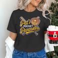 Pat's Pocket Pancakes Baseball Glove Stack Syrup Unisex T-Shirt