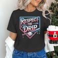 Respect The Drip Baseball Player Unisex T-Shirt Respect The Drip Baseball Player Unisex T-Shirt