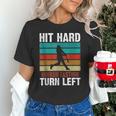 Retro Hit Hard Run Fast Turn Left Baseball Lover Unisex T-Shirt Retro Hit Hard Run Fast Turn Left Baseball Lover Unisex T-Shirt