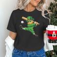 Retro Leprechaun Baseball St Patricks Day Sport Men Boy Kids Unisex T-Shirt