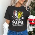 Senior Papa Class Of 2026 Baseball Softball Graduation Heart Unisex T-Shirt Senior Papa Class Of 2026 Baseball Softball Graduation Heart Unisex T-Shirt