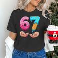 Six Seven 6-7 Baseball Ice Cream Drip 67 Meme Hands Unisex T-Shirt Six Seven 6-7 Baseball Ice Cream Drip 67 Meme Hands Unisex T-Shirt