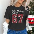 Six Seven Meme Boys Girls Kids 67 Baseball Jersey Unisex T-Shirt