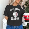 Sorry I Can't It's Volleyball Baseball Season Mom Of Both Unisex T-Shirt Sorry I Can't It's Volleyball Baseball Season Mom Of Both Unisex T-Shirt