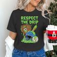 Spooky Zombie Respect The Drip Baseball Halloween Unisex T-Shirt Spooky Zombie Respect The Drip Baseball Halloween Unisex T-Shirt