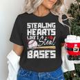 Stealing Hearts Like I Steal Bases Baseball Valentines Unisex T-Shirt Stealing Hearts Like I Steal Bases Baseball Valentines Unisex T-Shirt