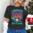 I Survived 100 Days Of School Baseball Drip Unisex T-Shirt I Survived 100 Days Of School Baseball Drip Unisex T-Shirt